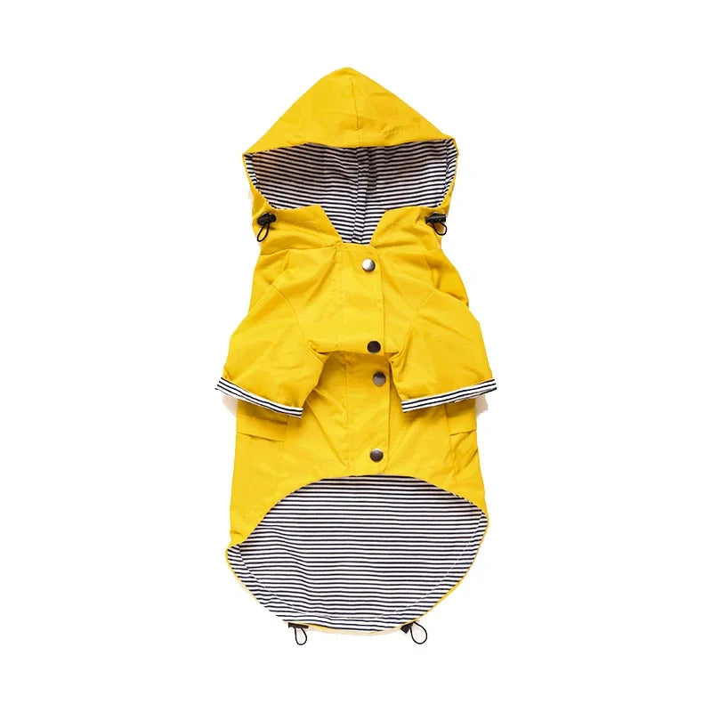 Small Medium Dogs Waterproof Puppy Raincoat Fashion Cool Dog Jacket Coat Windproof Dogs Outfit Pet Supplie