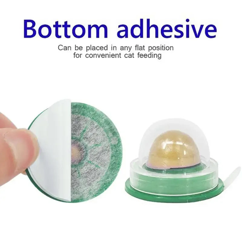 Cat Catnip Toys Healthy Nutrition Lollipop Mint On The Wall Cat Energy Ball Candy Snacks Goods For Cats Pet Products