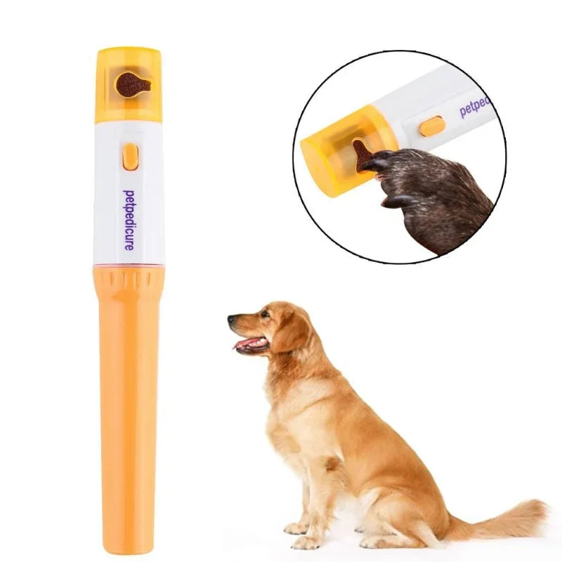 Electric Pet Nail Clipper Nail Polisher Cute Cat Dogs Pet Claw Nail Grooming