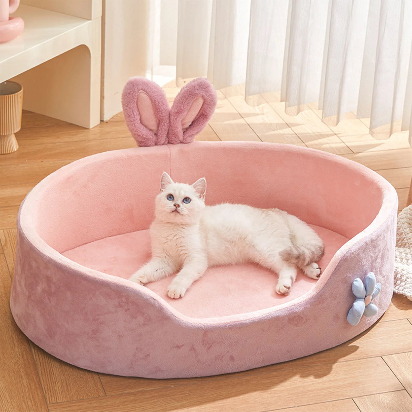 Detachable Washable Dogs,Cats Sleeping Bed Soft Comfortable Warm