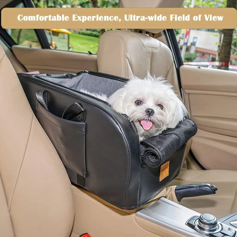 Pets Travel Booster for car Armrest with Safety Hook Washable Design Detachable