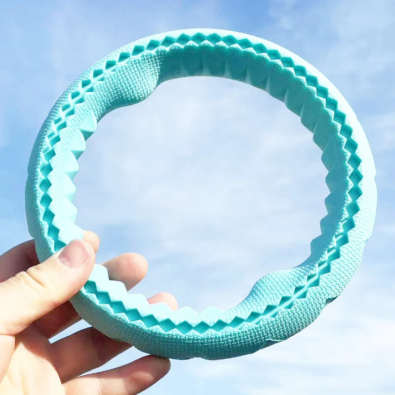 Dog Ring Toys Durable Chewing Flying Floating Training