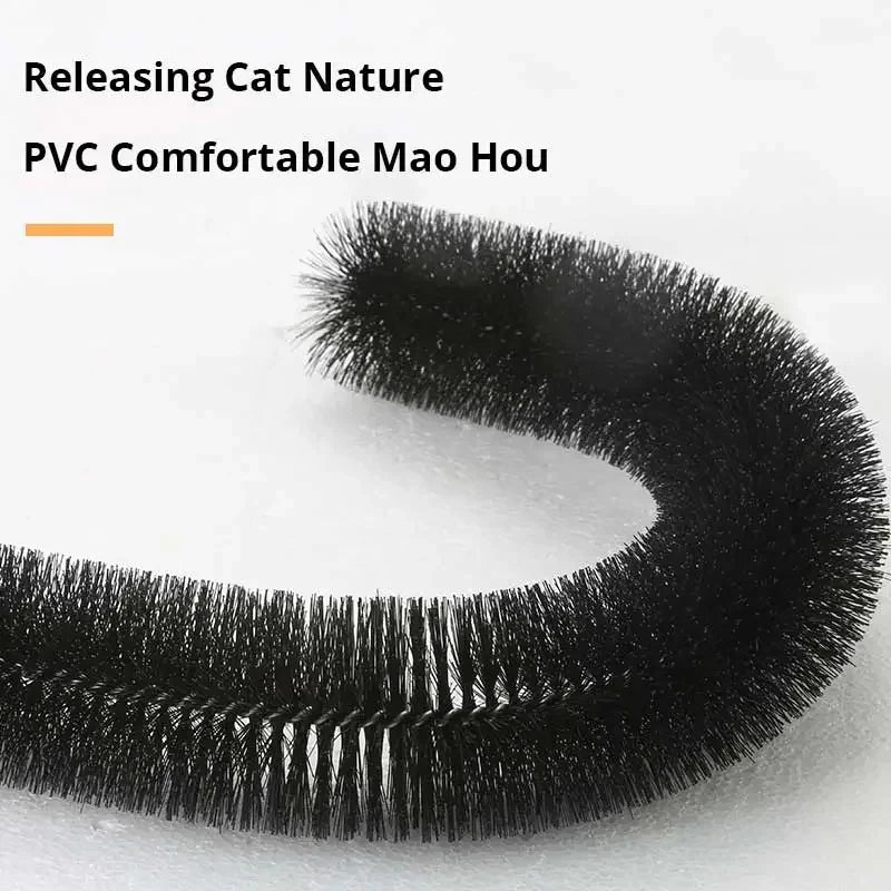 Cat Toy Arch Self Groome Pamper Feline with A Massage Grooming Rubbing Brush