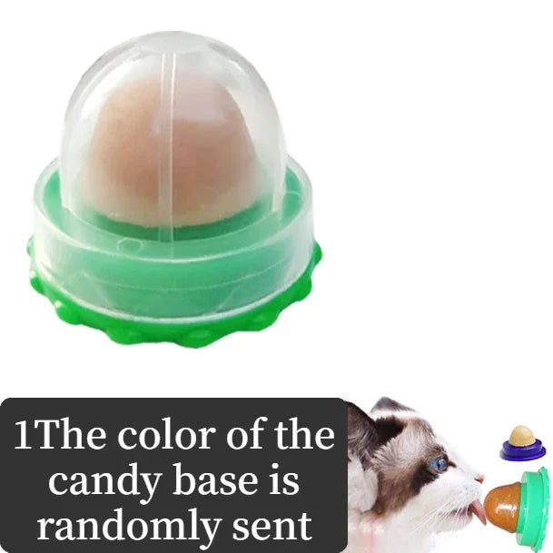 Cat Catnip Toys Healthy Nutrition Lollipop Mint On The Wall Cat Energy Ball Candy Snacks Goods For Cats Pet Products