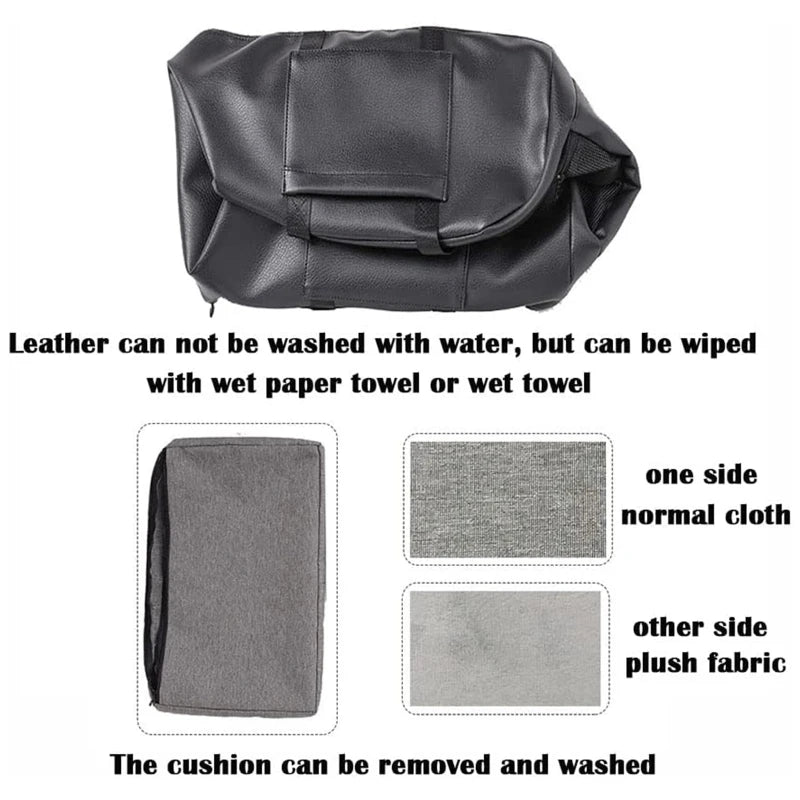 Pets Travel Booster for car Armrest with Safety Hook Washable Design Detachable