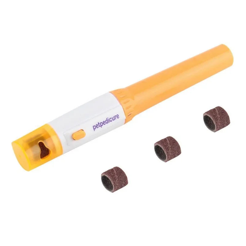 Electric Pet Nail Clipper Nail Polisher Cute Cat Dogs Pet Claw Nail Grooming