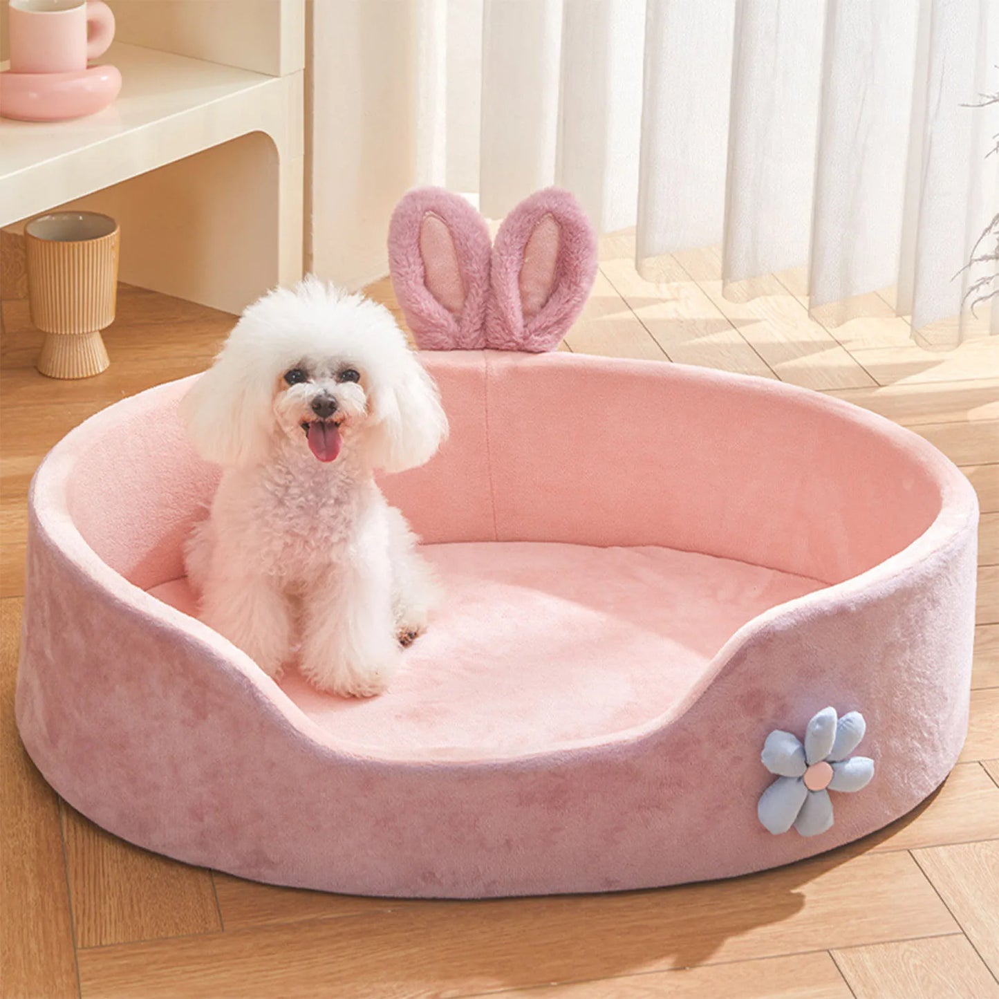 Detachable Washable Dogs,Cats Sleeping Bed Soft Comfortable Warm