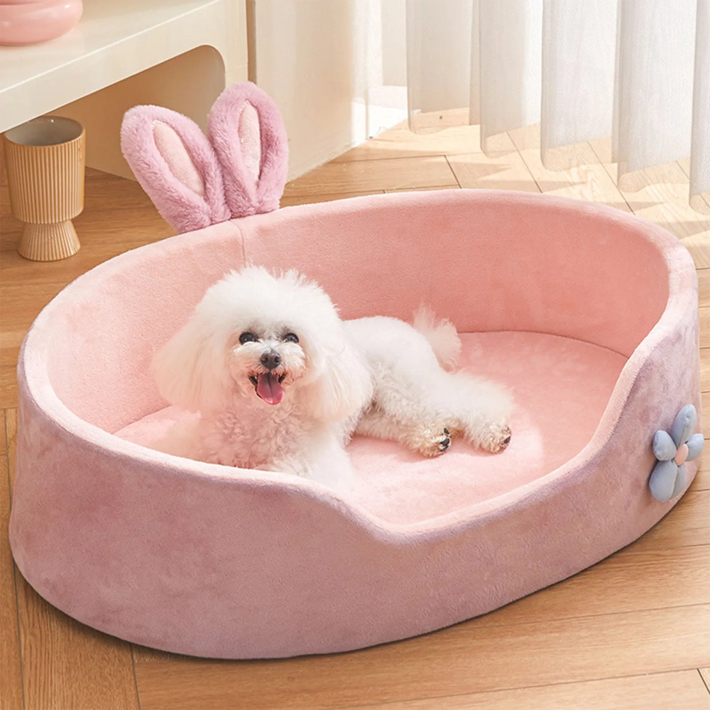 Detachable Washable Dogs,Cats Sleeping Bed Soft Comfortable Warm