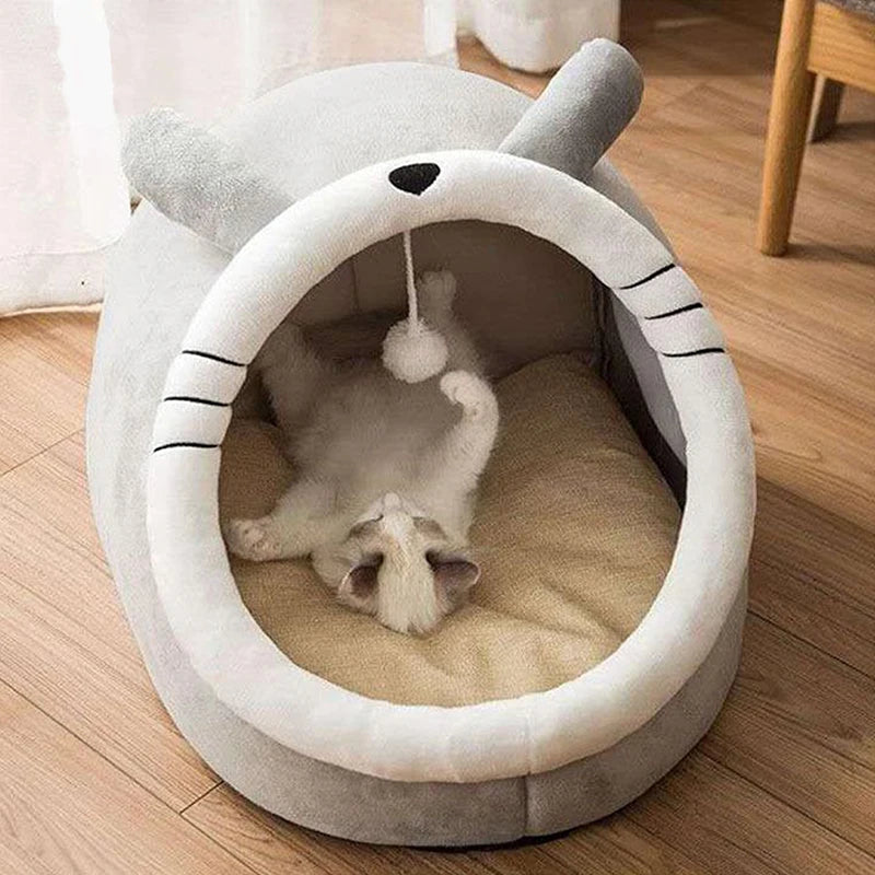 Deep Sleep Bed Cartoon Bed Foldable Removable Washable Sleeping Bed for Small Dog,Cats