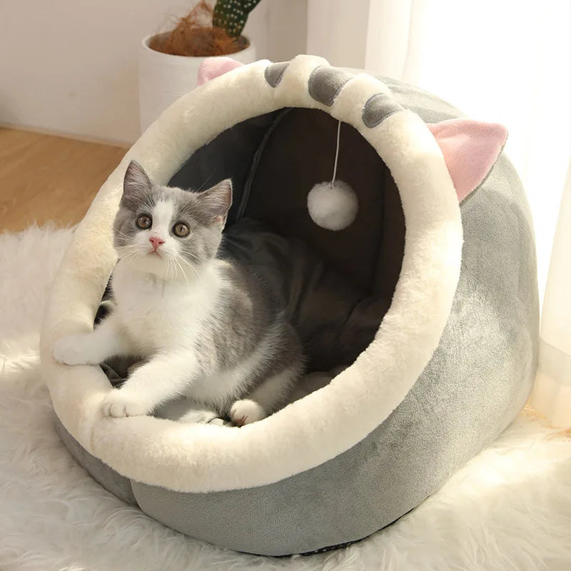 Deep Sleep Bed Cartoon Bed Foldable Removable Washable Sleeping Bed for Small Dog,Cats