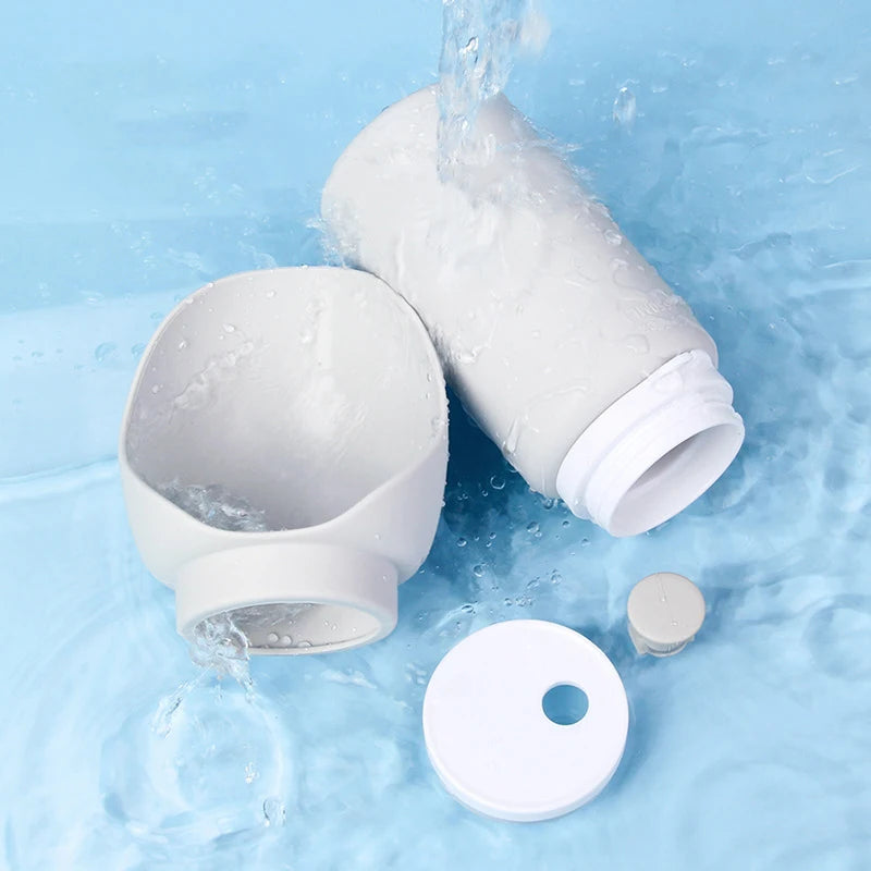 Folding Outdoor Walking Mug Portable Travel Water Bottle for Pets 550ml