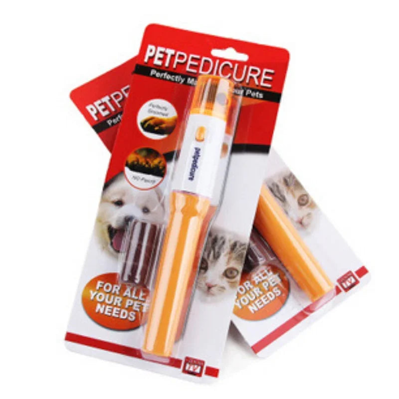 Electric Pet Nail Clipper Nail Polisher Cute Cat Dogs Pet Claw Nail Grooming