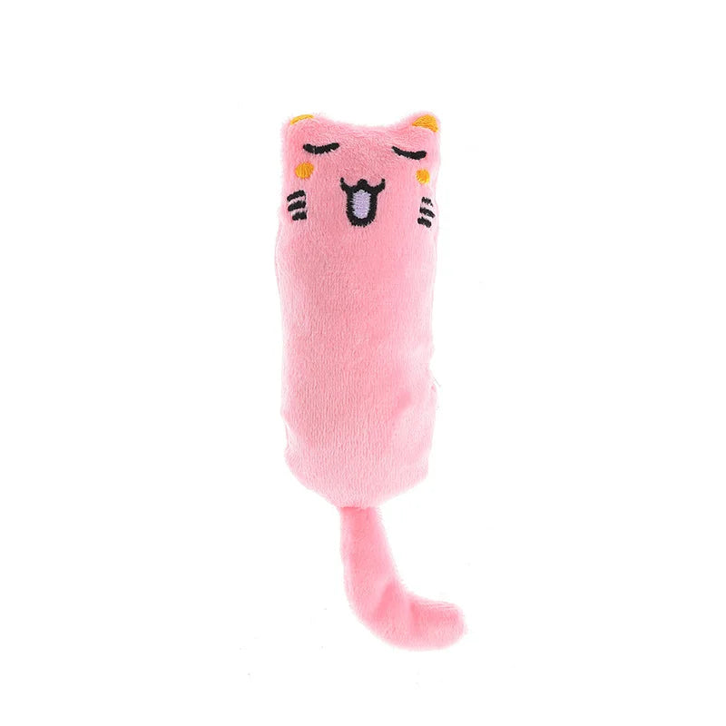 Cute Cat Toys Funny Interactive Plush Cat Toy Mini Teeth Grinding Catnip